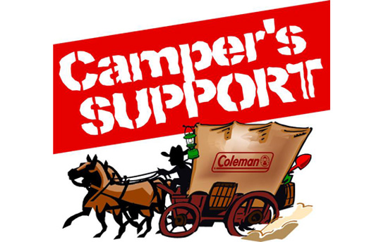 オフィシャルキャンプサポート supported by Coleman